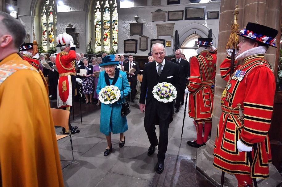 La reina Isabel y el príncipe Felipe, duque de Edimburgo