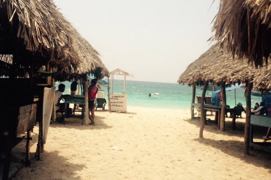 Playa de Barú, en Cartagena