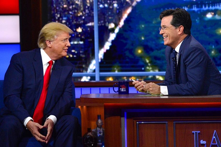 Trump y Colbert