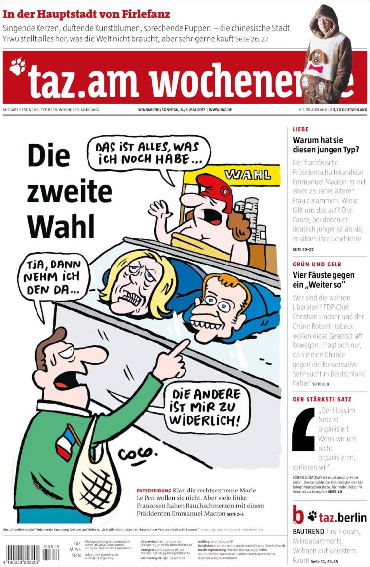 15 tageszeitung.750