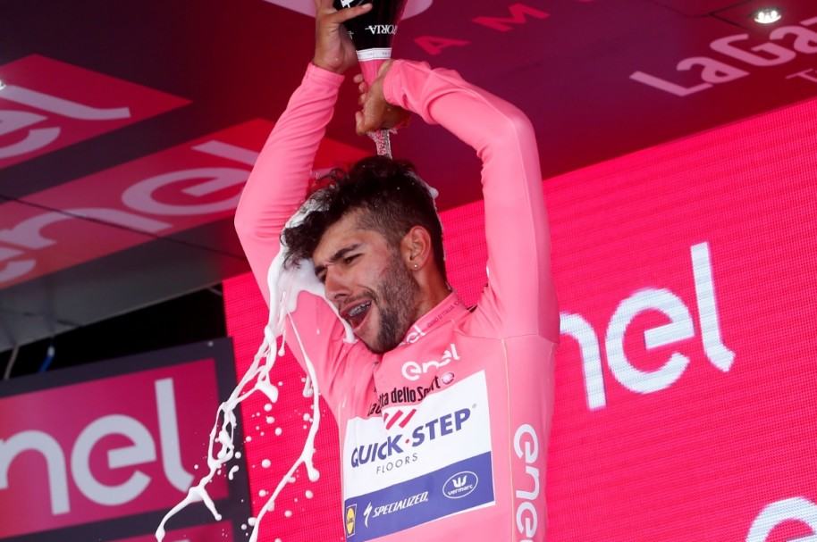 Gaviria, líder del Giro de Italia