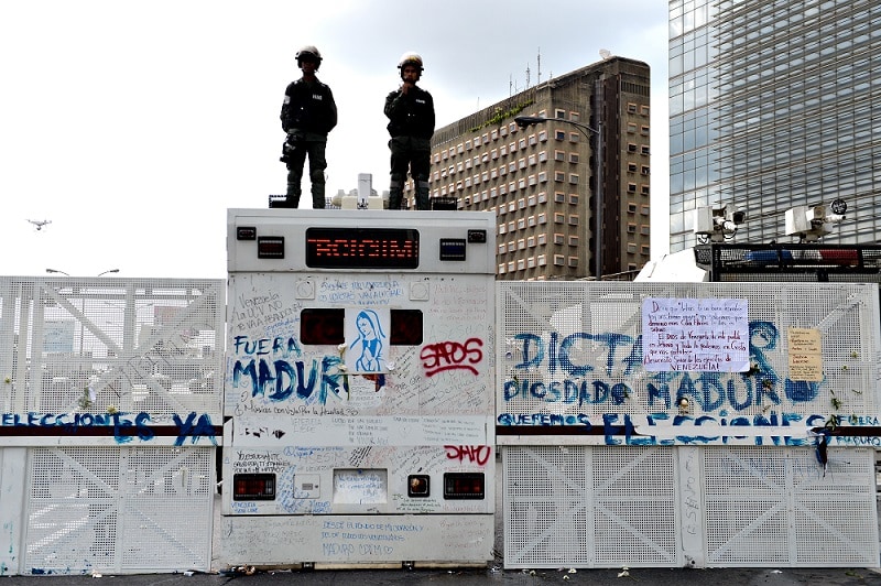 Policía venezolana