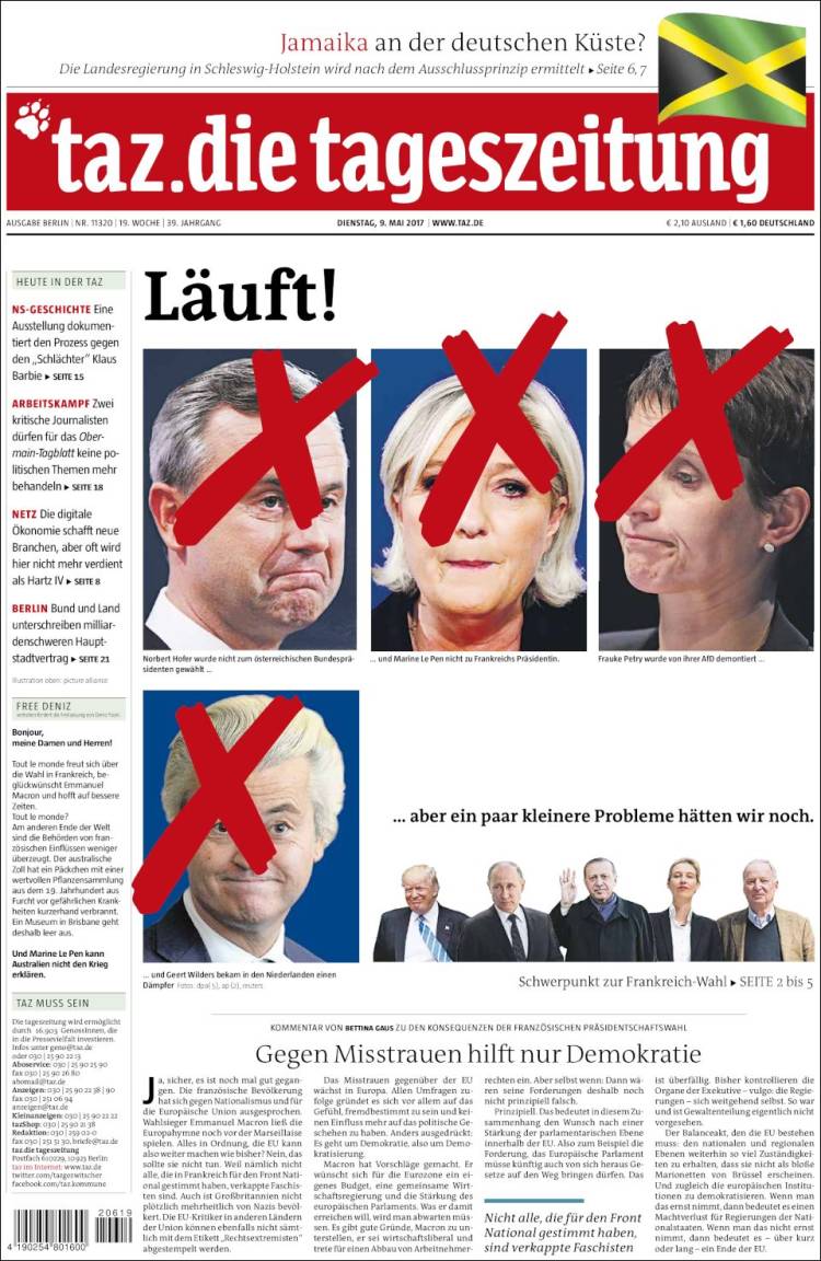 15 tageszeitung.750