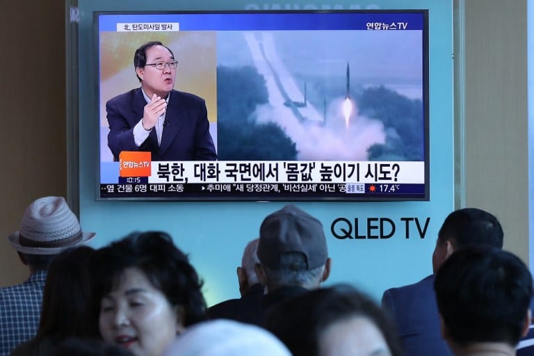 Lanzamiento de misil en Corea
