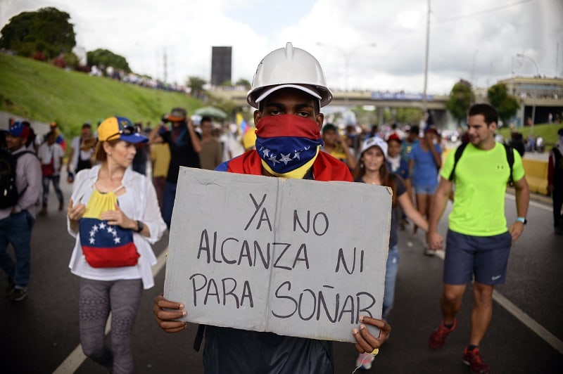 Opositores venezolanos