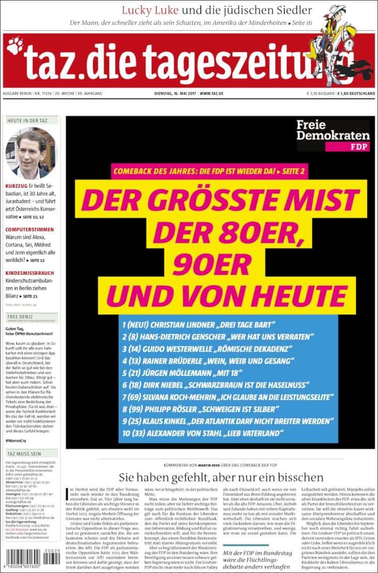 15 tageszeitung.750