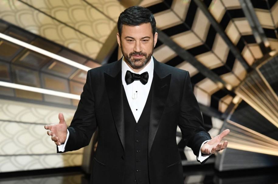 Jimmy Kimmel durante la entrega 89 de los Premios Óscar.