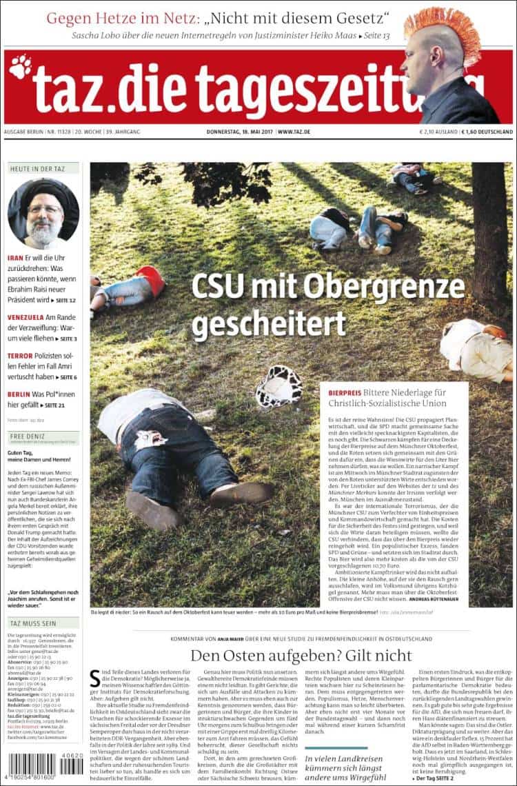 15 tageszeitung.750