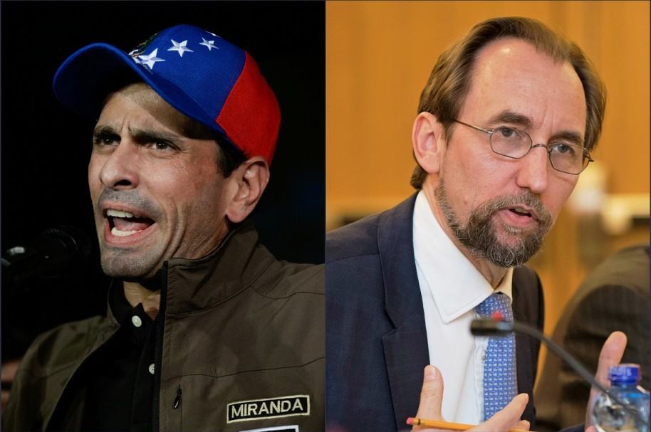 Capriles iba a viajar a la ONU