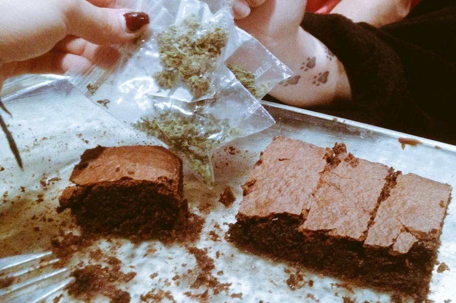 Brownie de marihuana