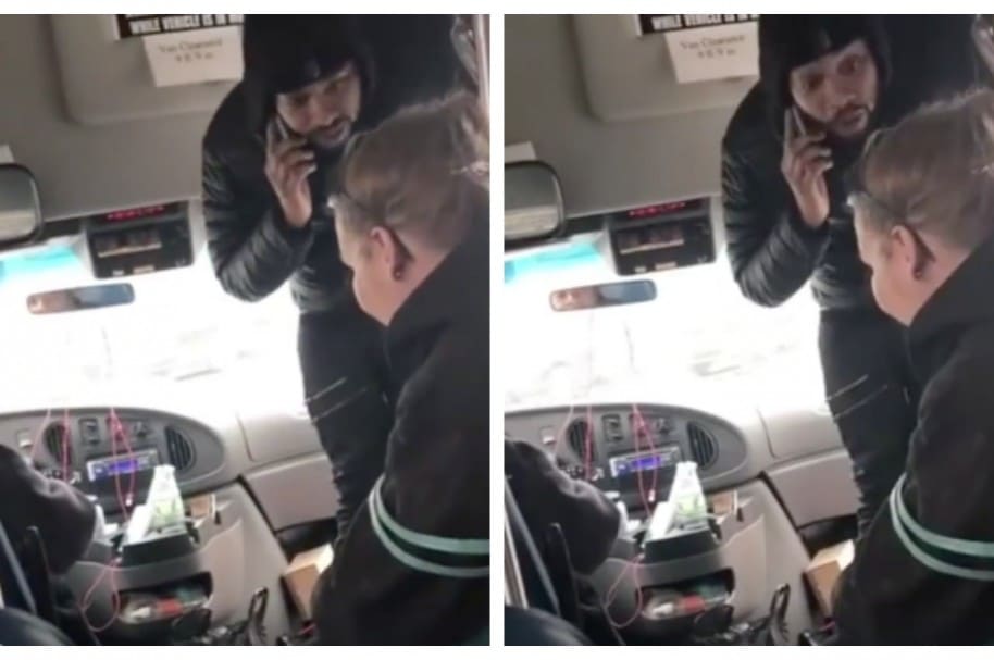 Hombre negro discute con mujer racista. Pulzo.com