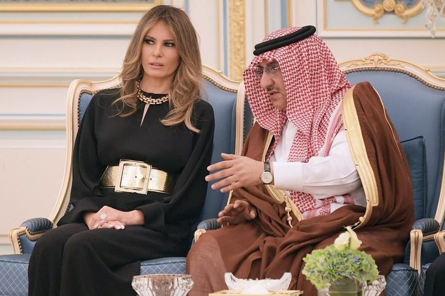 Melania Trump en Arabia