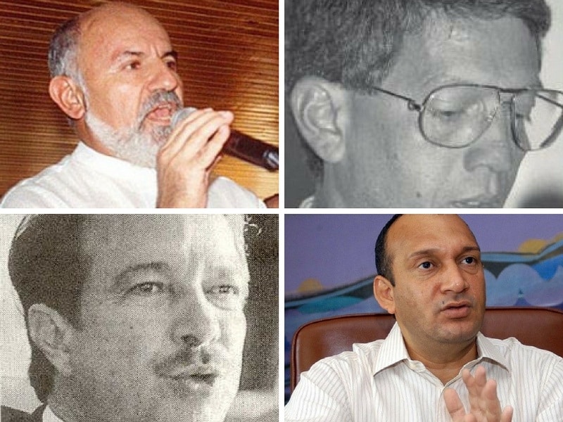 Exalcaldes Édgar George González, Bernardo Hoyos, Humberto Caiaffa Rivas y Guillermo Hoennigsberg.