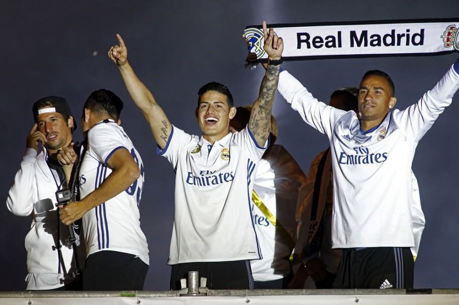 James y el Real Madrid