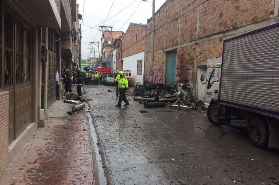 Explosión en bodega del barrio María Paz, en Kennedyt