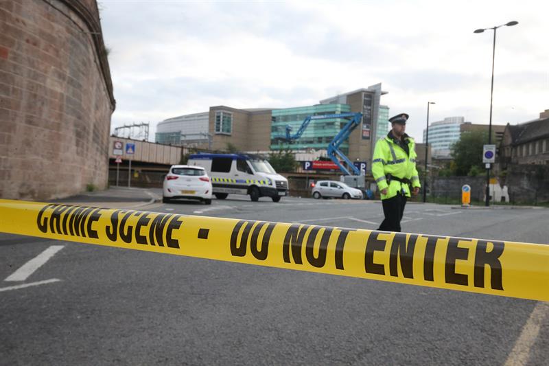 Escena del crimen en Manchester