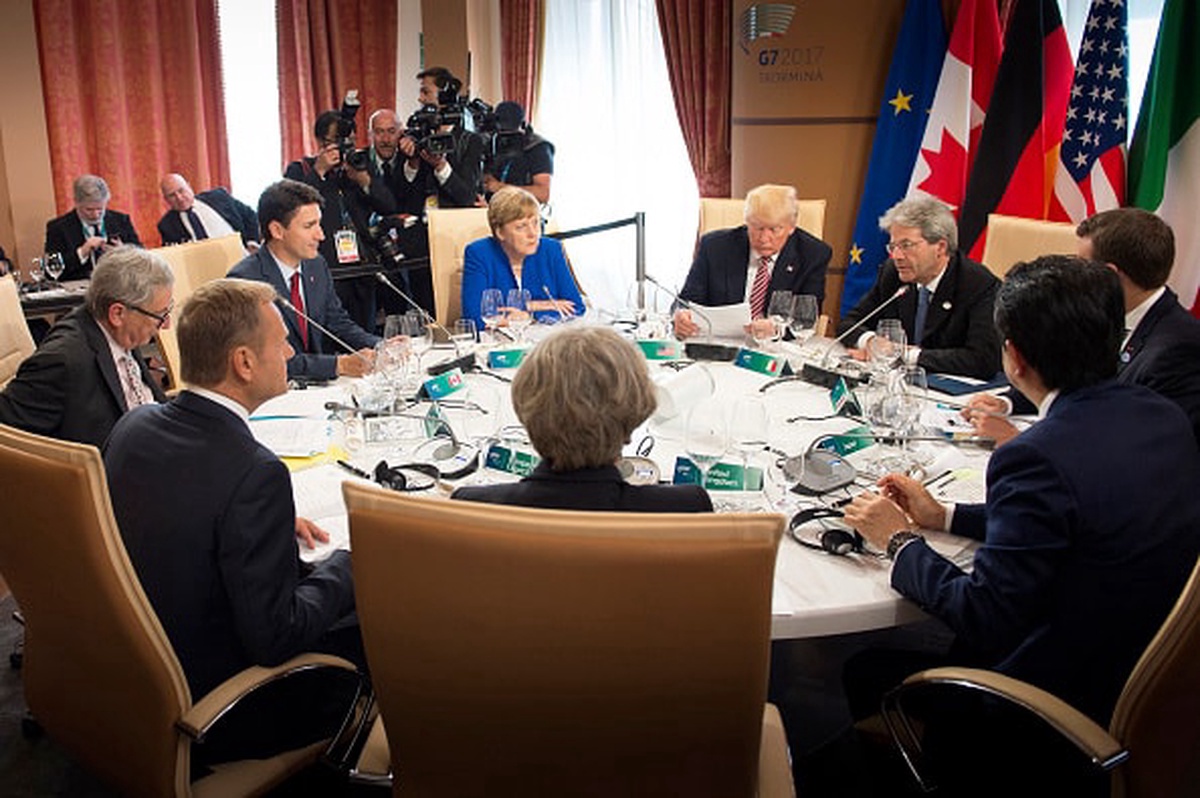 Líderes del G7