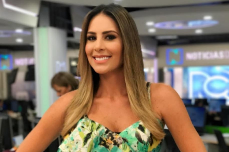 Carolina Soto, presentadora.