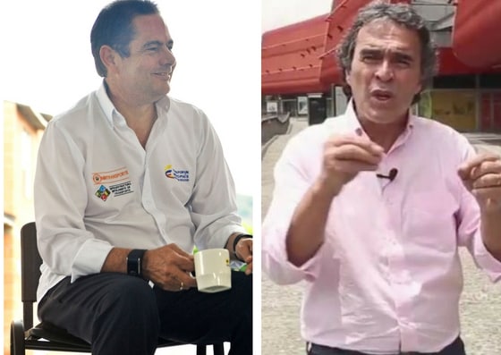 Germán Vargas LLeras y Sergio Fajardo