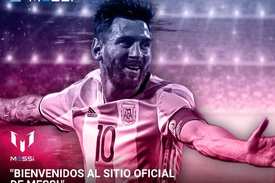 Messi.com, el sitio oficial de Leo Messi