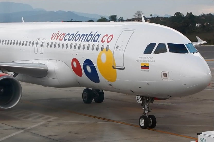 Avión de Viva Colombia