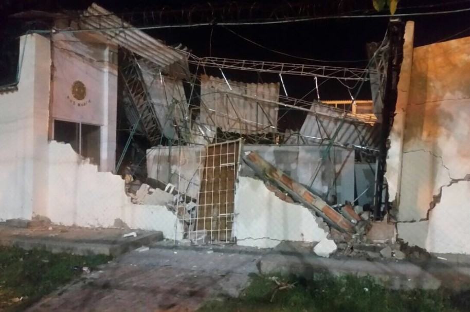 Iglesia desplomada en Cartagena