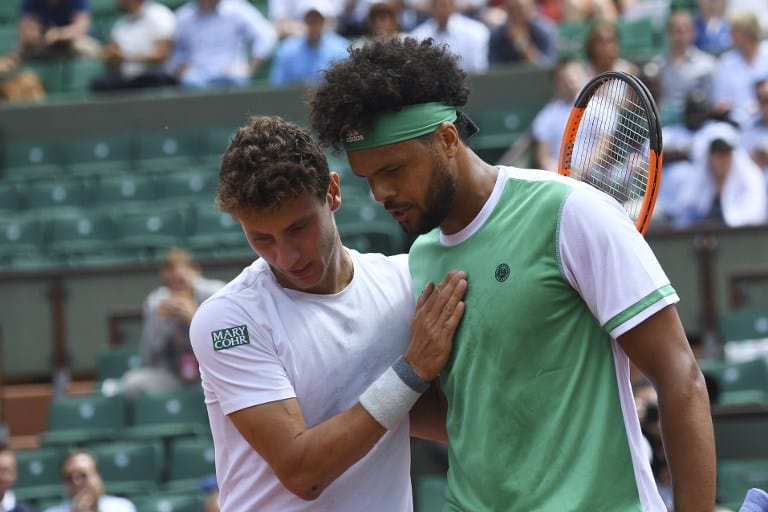 Renzo Olivo y Jo-Wilfried Tsonga