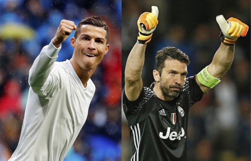Cr7 y Buffon Cr7 y Buffon