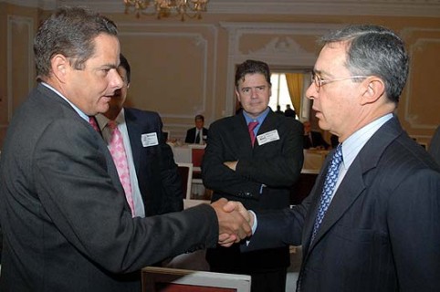 Germán Vargas Lleras y Álvaro Uribe