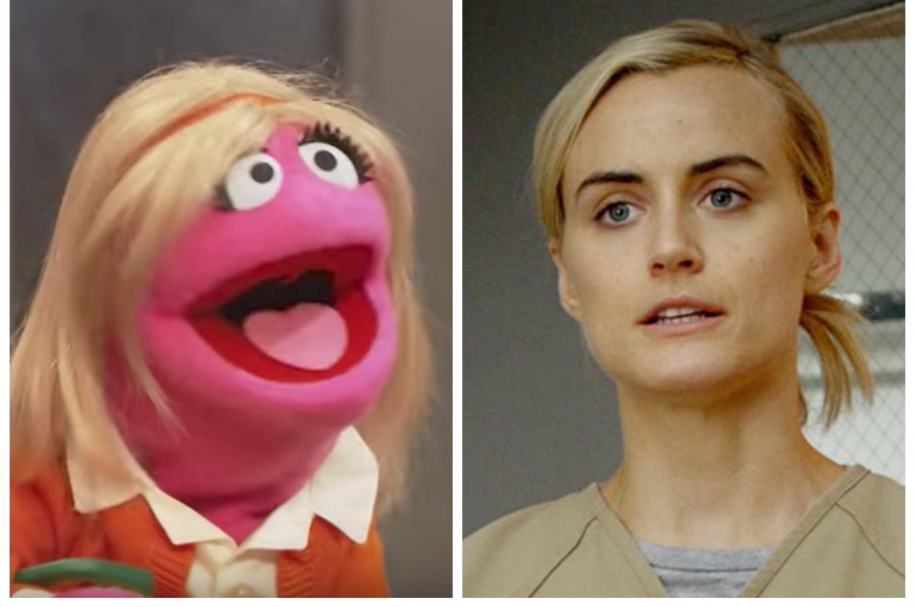 Piper, de 'Orange Is The New Black', y su versión marioneta. Pulzo.com