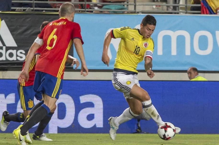 James contra Selección España