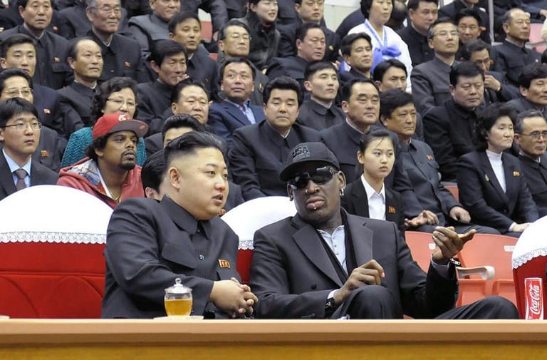 Kim Jong-un y  Dennis Rodman