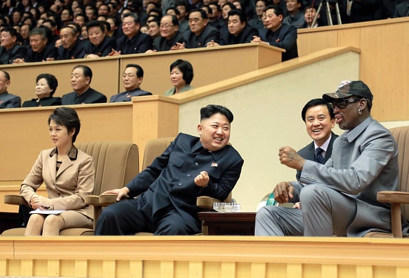 Kim Jong-un y Dennis Rodman