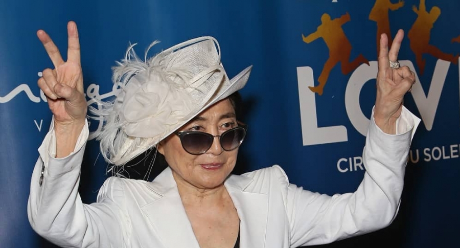 Yoko Ono, viuda y colaboradora artística de John Lennon.