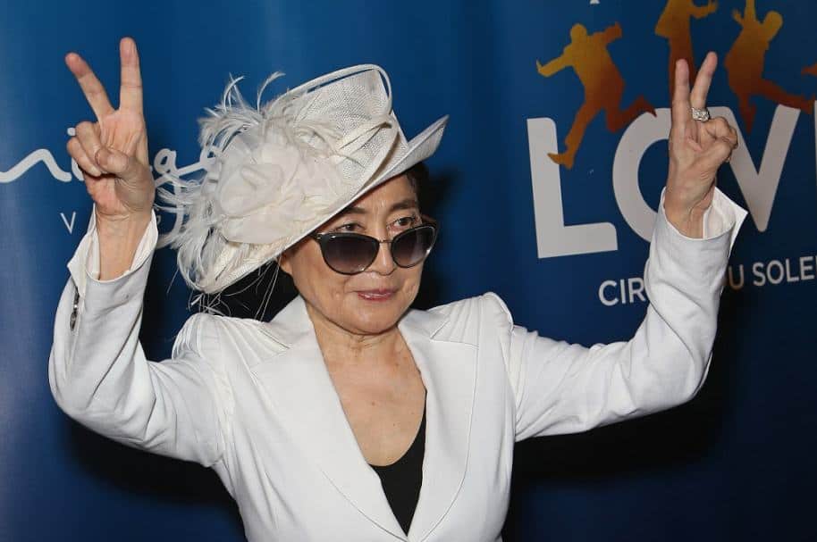 Yoko Ono, viuda y colaboradora artística de John Lennon.