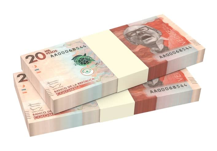 Fajo de billetes de 20