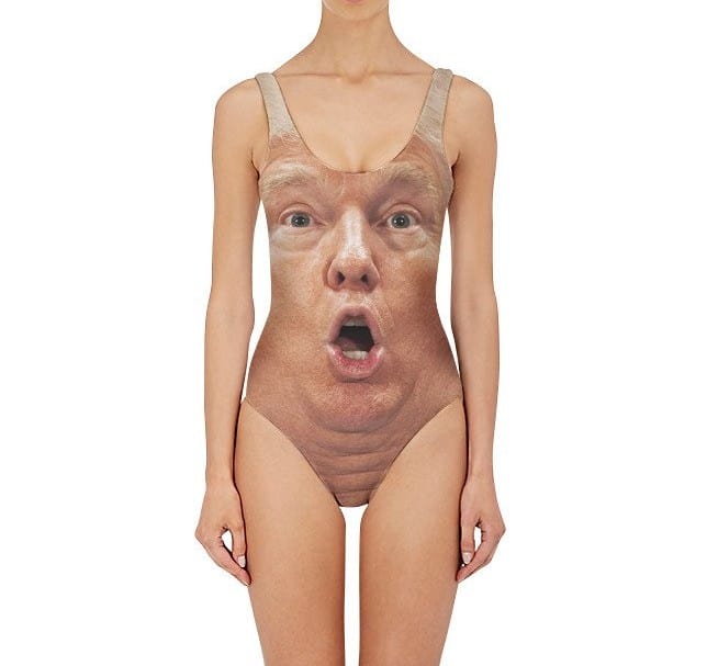 Vestido de baño de Donald Trump. Pulzo.com