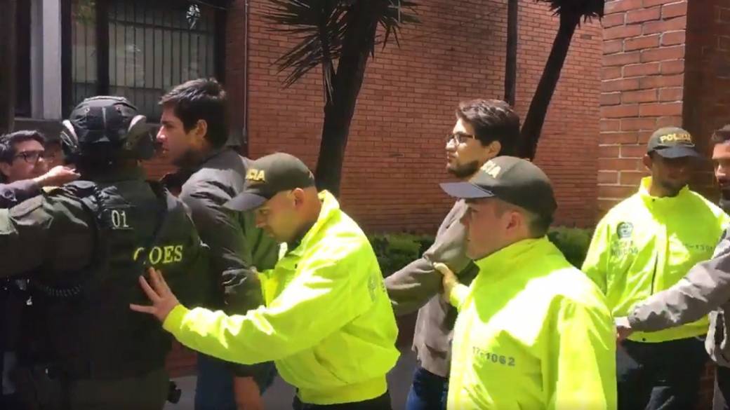 Capturados por atentado en Bogotá