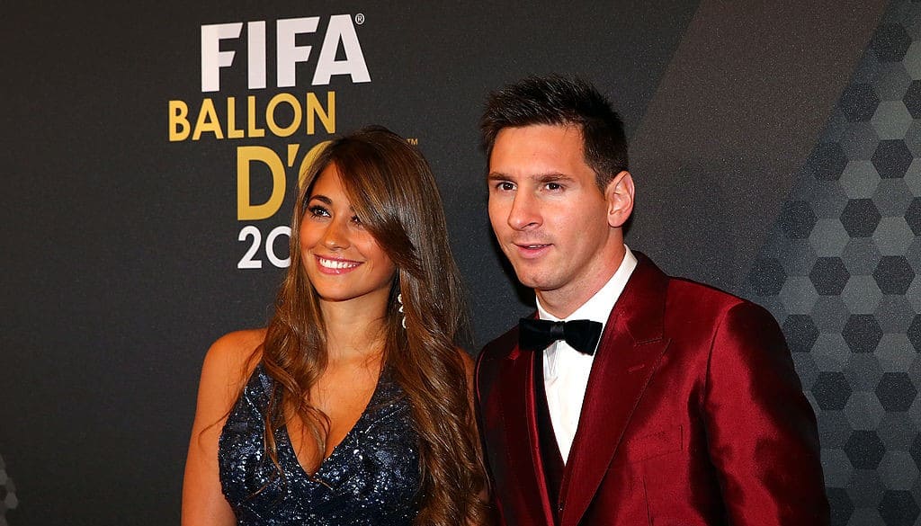 Lionel Messi y Antonella Roccuzzo