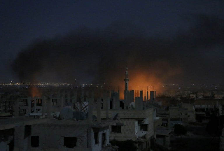 Bombardeo en Daraa, Siria. Pulzo.com Bombardeo en Daraa, Siria. Pulzo.com