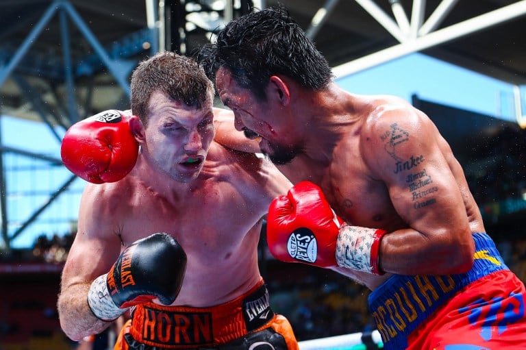 Manny Pacquiao contra Jeff Horn. Pulzo.com Manny Pacquiao contra Jeff Horn. Pulzo.com