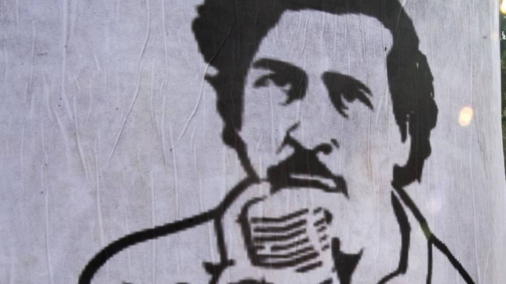 Dibujo de Pablo Escobar