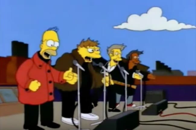 Cuarteto de Homero Simpson, 'Los Borbotones'. Pulzo.com