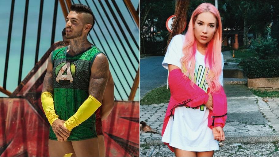 Mateo Carvajal, participante del 'Desafío Súper Humanos', y Luisa Fernanda W, 'youtuber'.