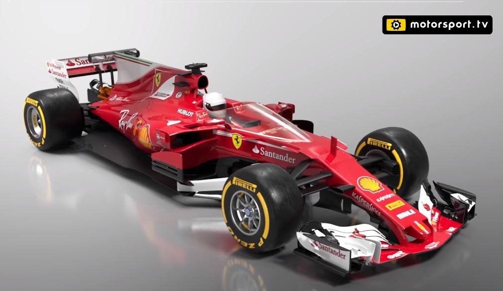 Escudo en el carro de Ferrari