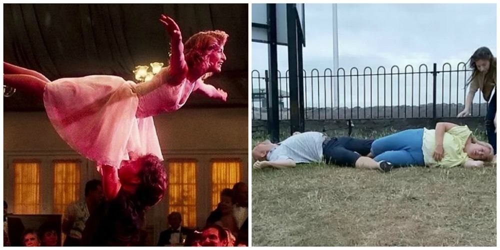 Pareja que recreaba coreografía de ‘Dirty Dancing’ terminó en hospital