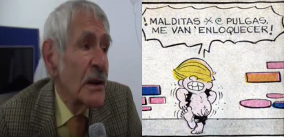 Ernestro Franco, creador de la tira cómica 'Copetín'.