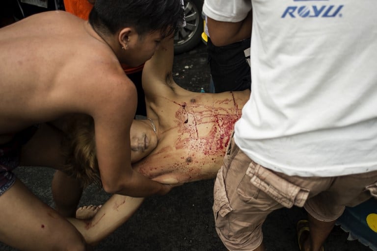 Cadáver de presunto traficante de droga filipino. Pulzo.com