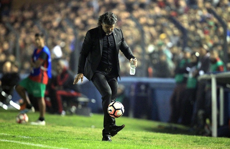 Leonel Álvarez durante el partido de Cerro Porteño