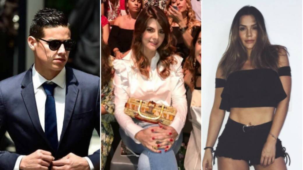 James Rodríguez, Carolina Cruz y Lina Tejeiro. James Rodríguez, Carolina Cruz y Lina Tejeiro.